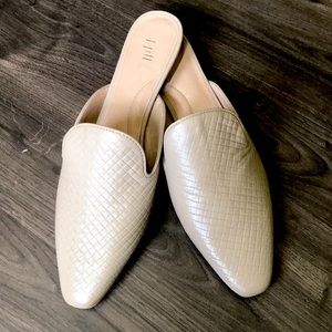 J. Jill Textured Leather Mules